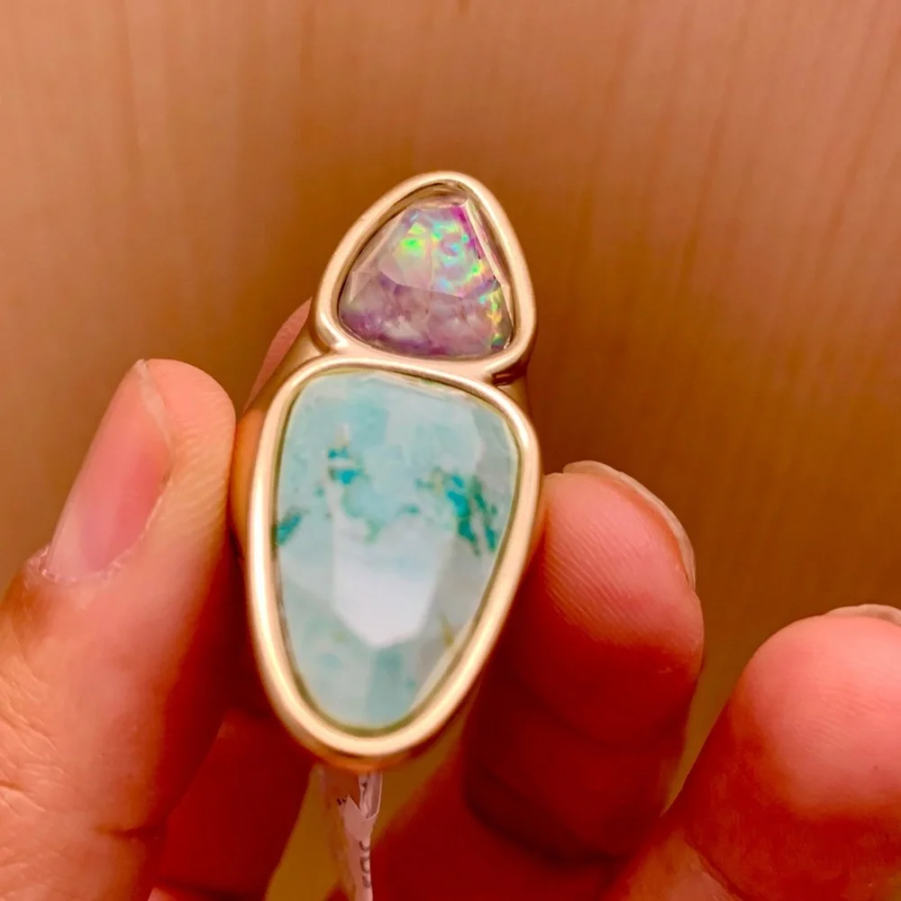 NWOT Kendra Scott Margot Gold Cocktail Ring